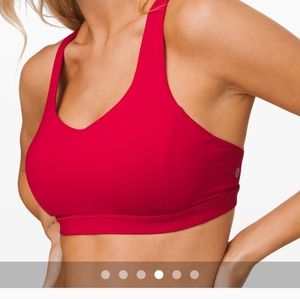 Lululemon Free To Be Serene Bra - Dark Red Size 6